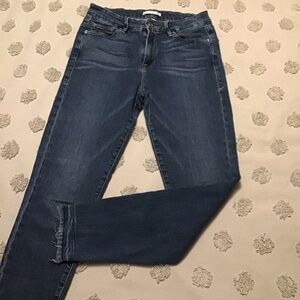 Good American Good Legs Jeans.  Size 8/29 Raw Hem